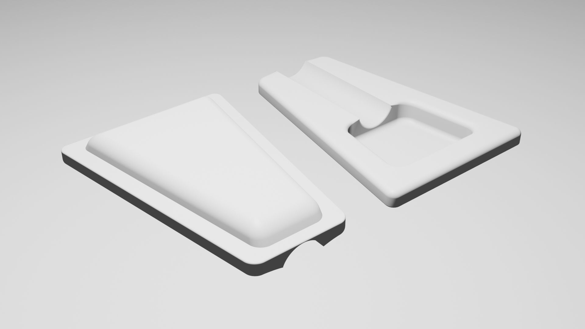 Cigar Ashtray Low-poly 3D model_6