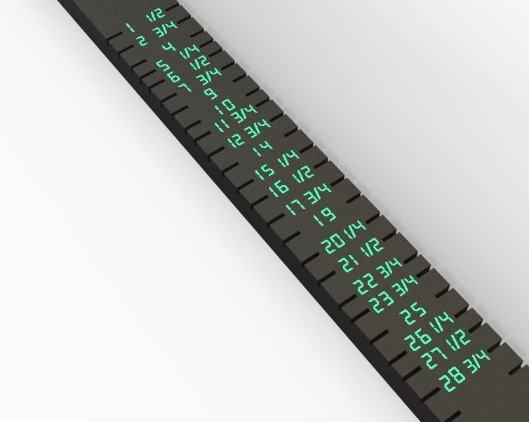 Swiss Finger Ring Sizer  3D print model_28