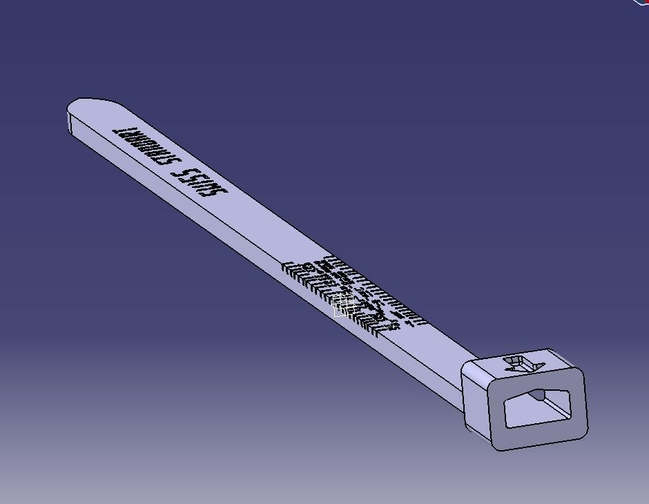 Swiss Finger Ring Sizer  3D print model_6