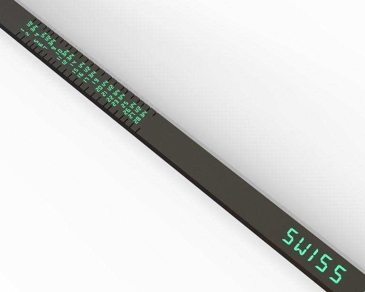 Swiss Finger Ring Sizer  3D print model_27