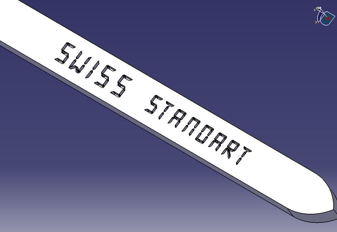 Swiss Finger Ring Sizer  3D print model_13