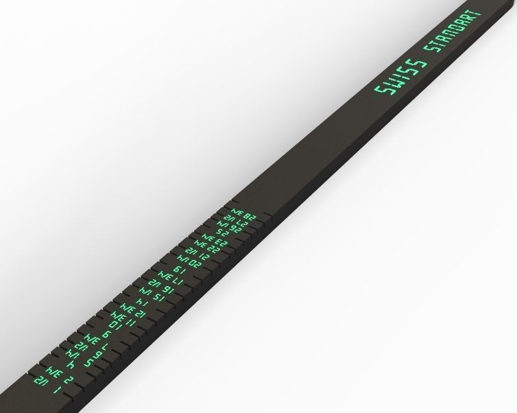 Swiss Finger Ring Sizer  3D print model_33