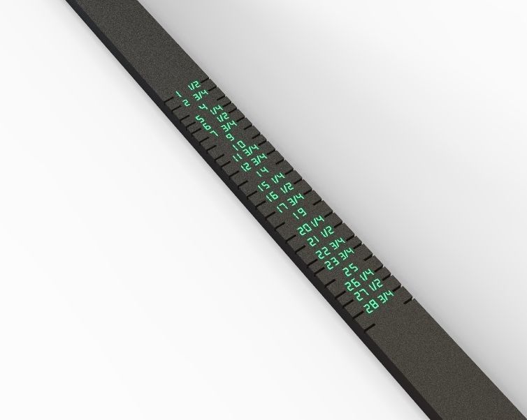 Swiss Finger Ring Sizer  3D print model_29