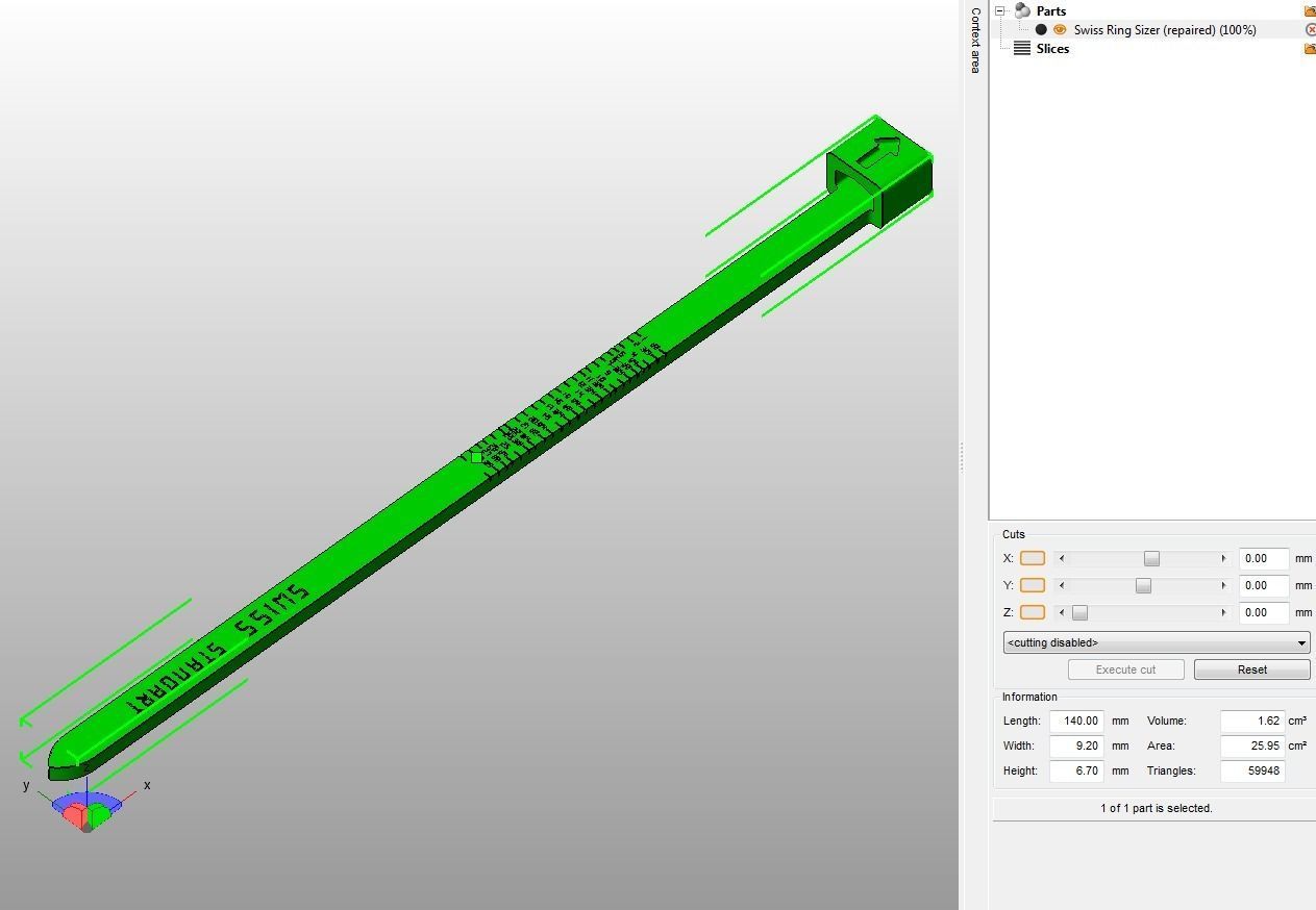 Swiss Finger Ring Sizer  3D print model_20