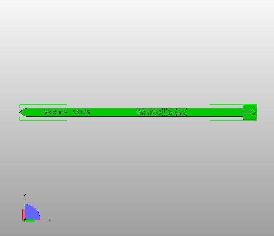 Swiss Finger Ring Sizer  3D print model_21
