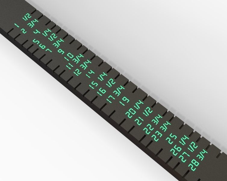 Swiss Finger Ring Sizer  3D print model_2