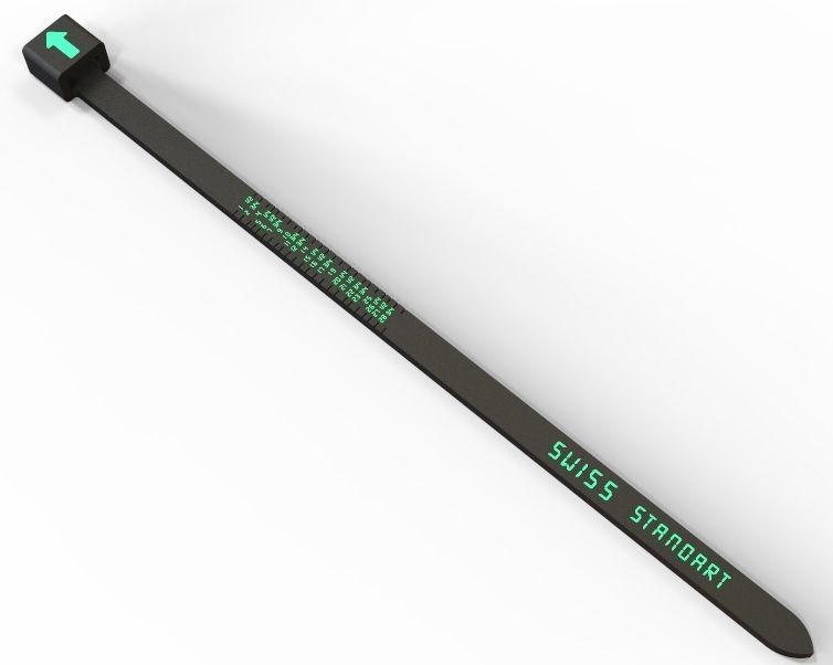 Swiss Finger Ring Sizer  3D print model_25