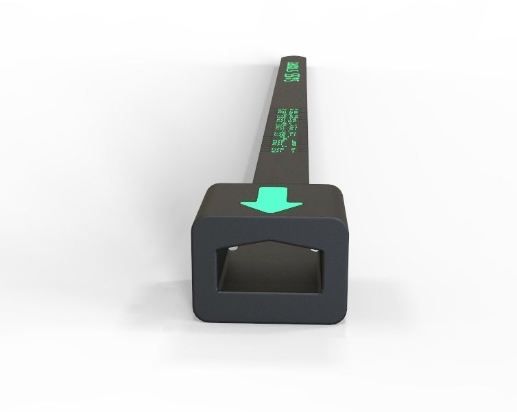 Swiss Finger Ring Sizer  3D print model_36