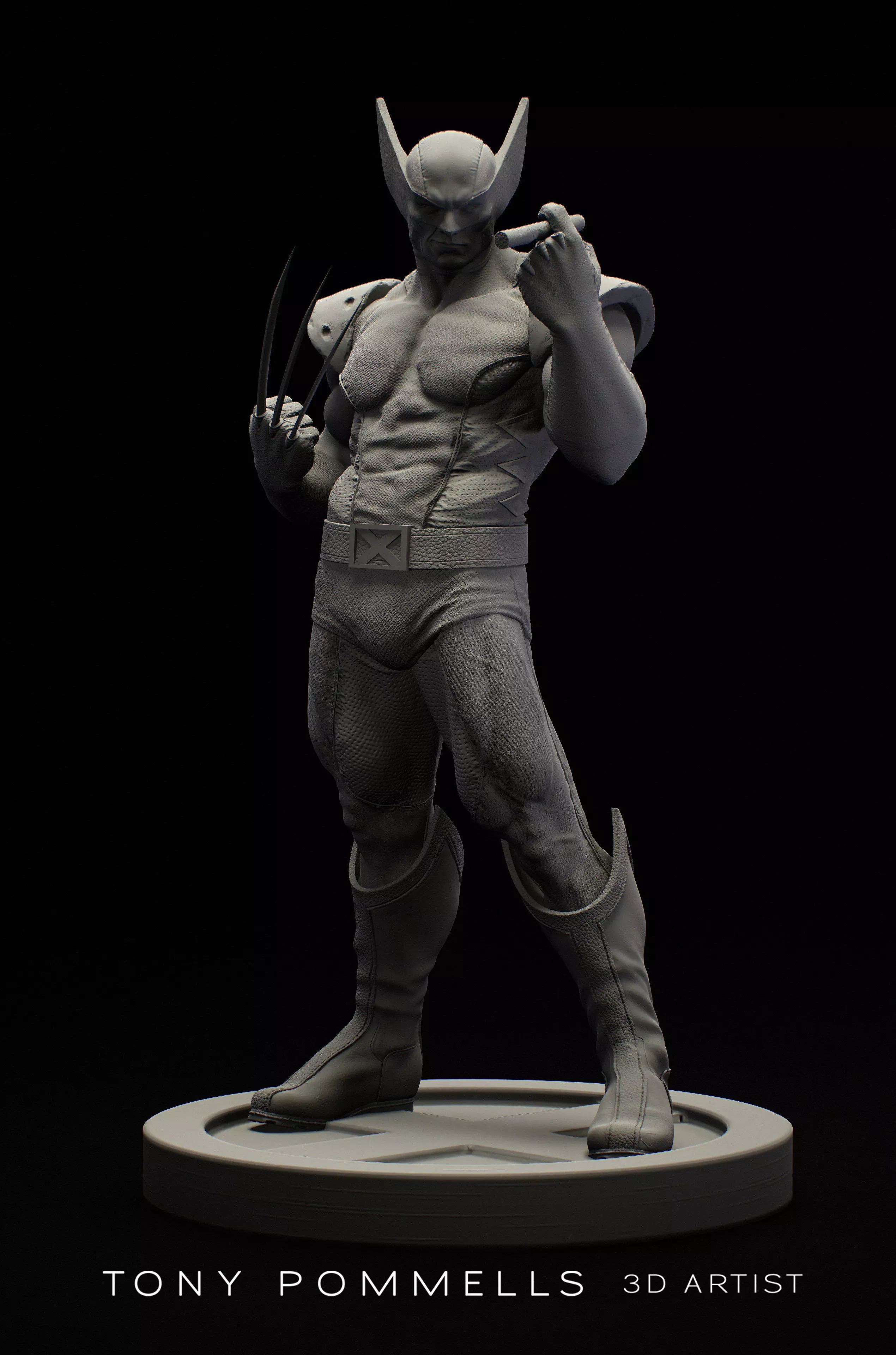 Fan Art of Wolverine  3D print model_0