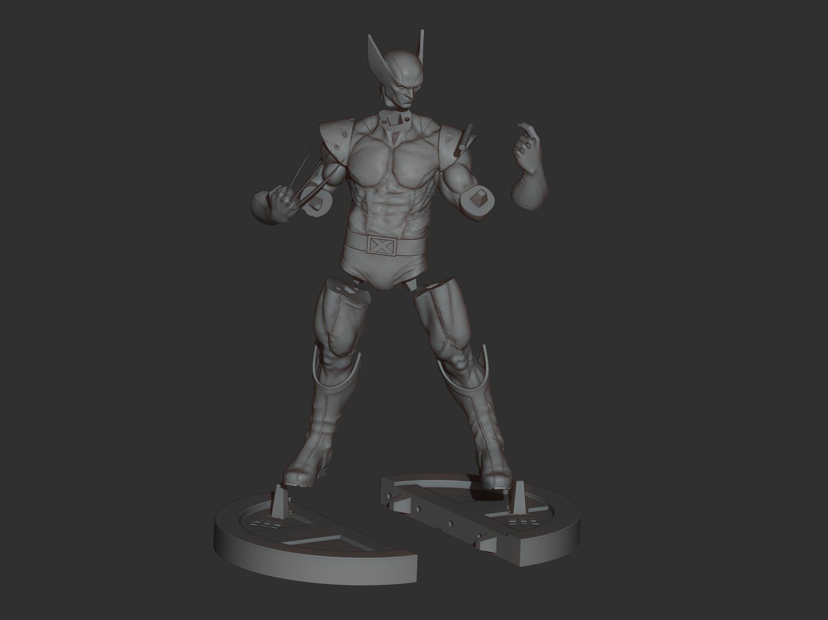 Fan Art of Wolverine  3D print model_10