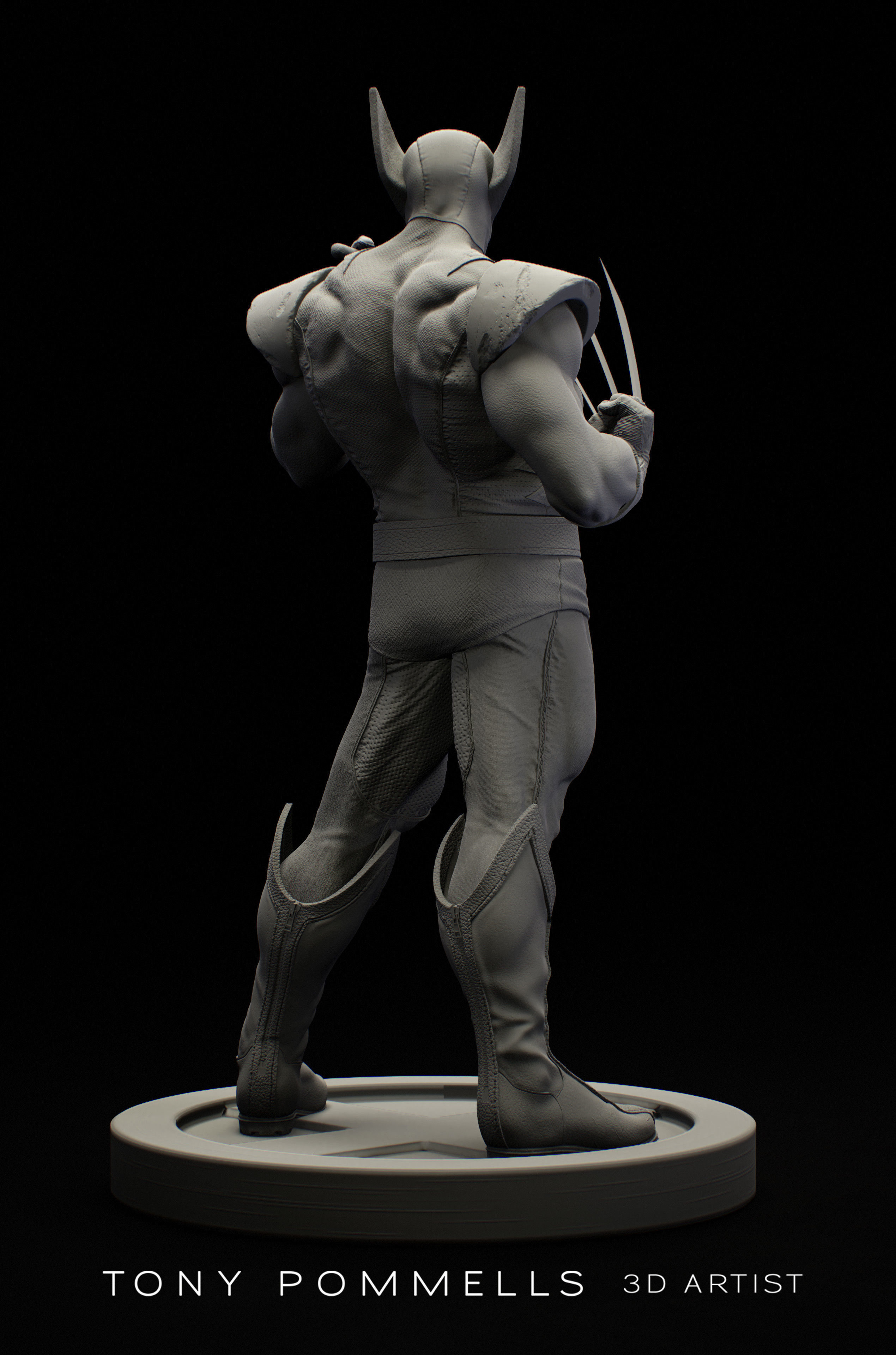 Fan Art of Wolverine  3D print model_4
