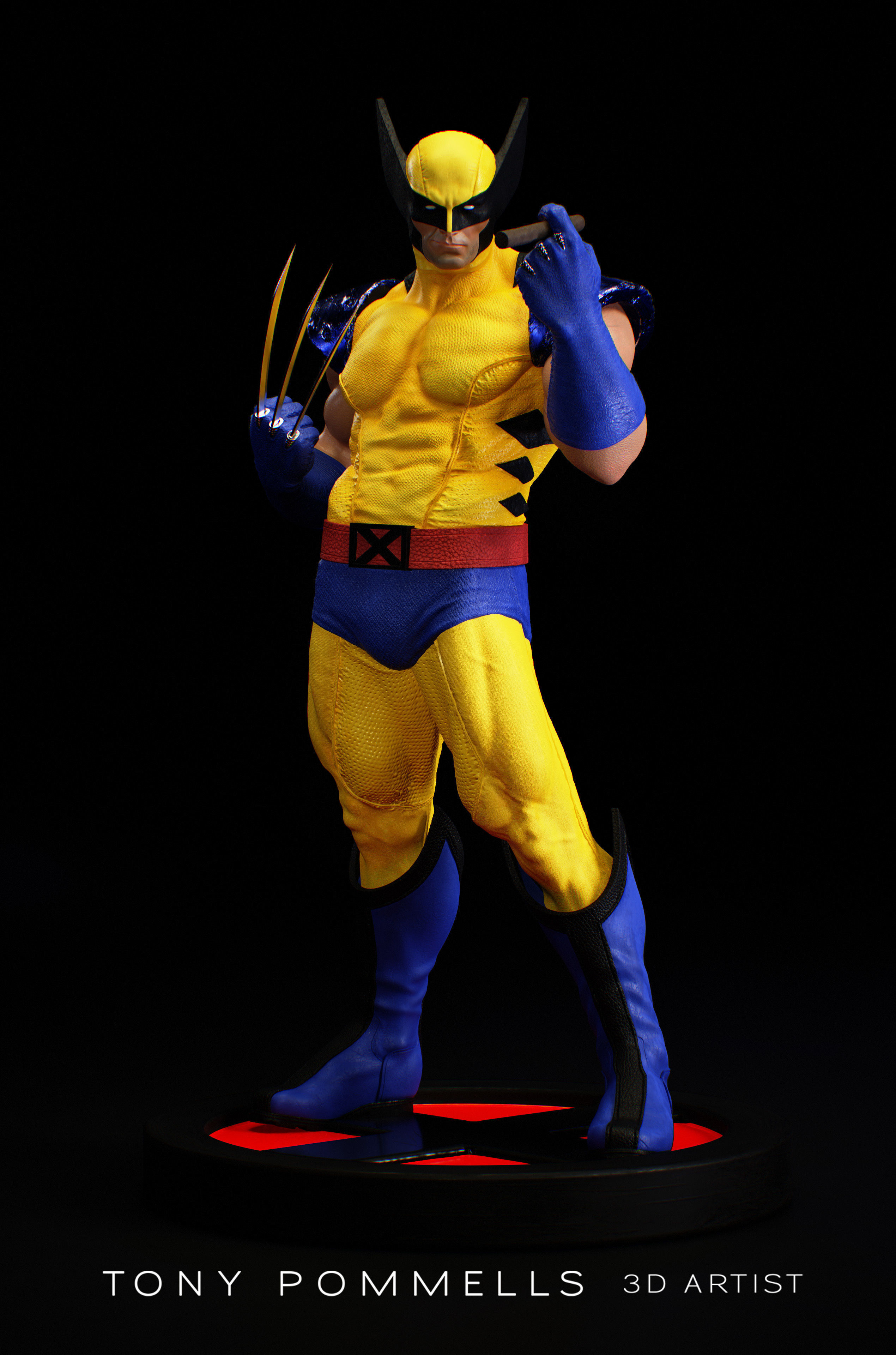 Fan Art of Wolverine  3D print model_3