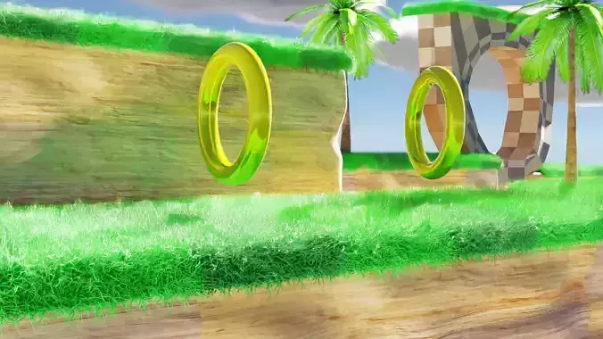Green Hills Zone 3D model