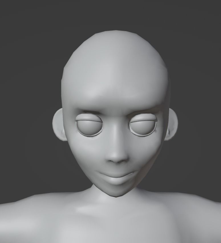 Stylized Human Base Model 3D model_3