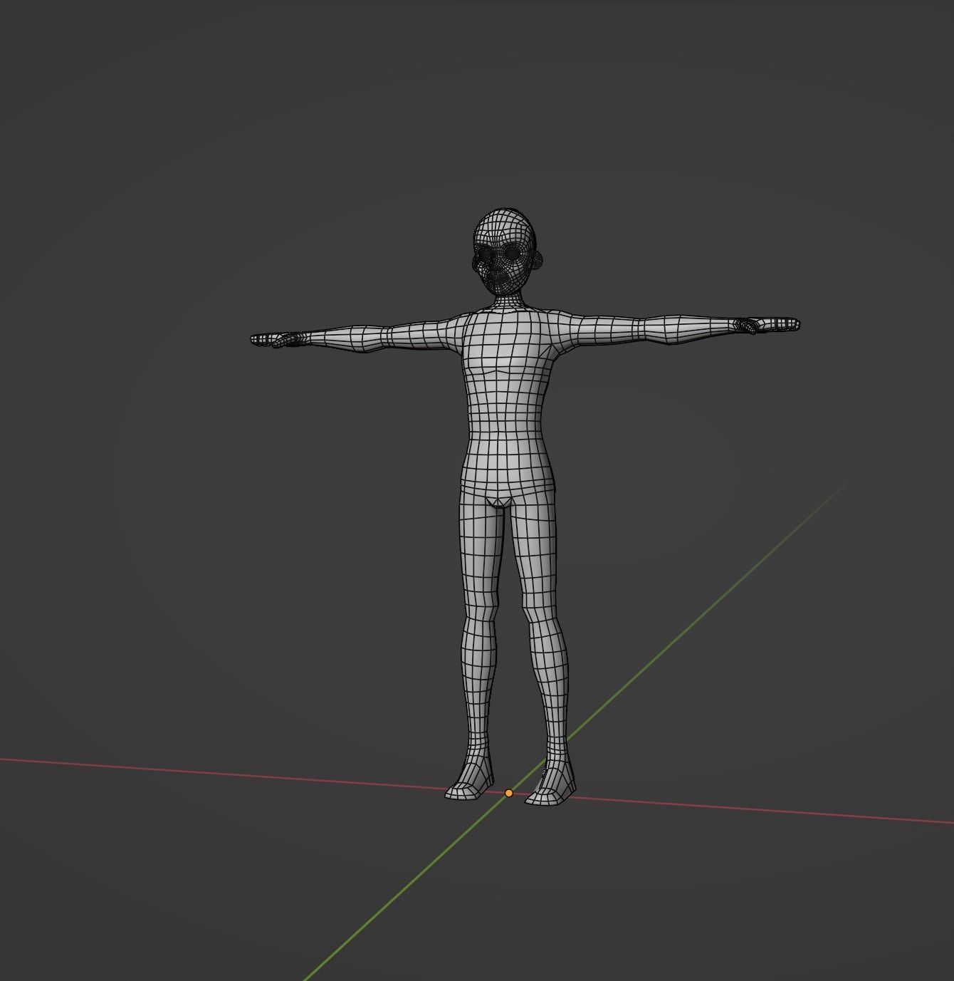 Stylized Human Base Model 3D model_13