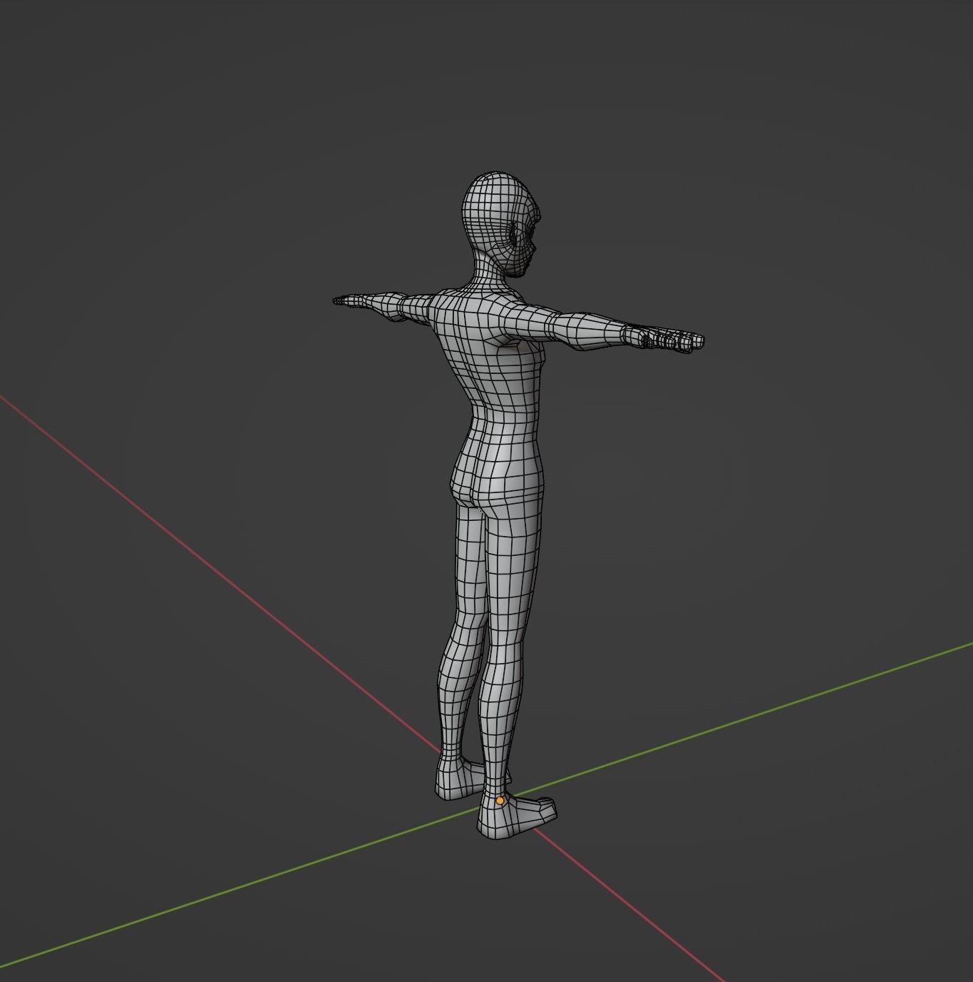 Stylized Human Base Model 3D model_14
