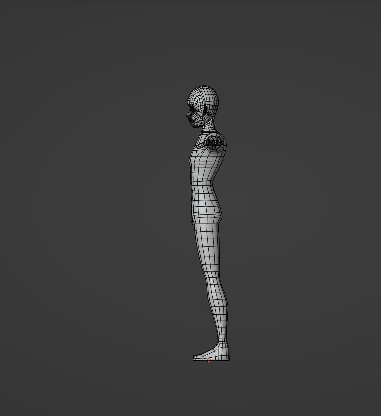 Stylized Human Base Model 3D model_11