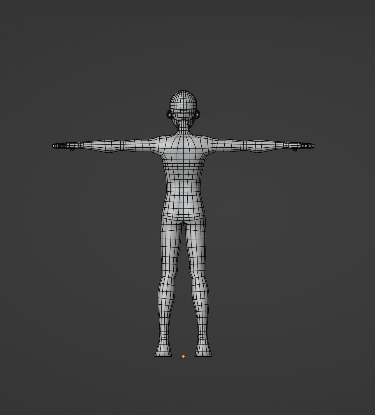 Stylized Human Base Model 3D model_10