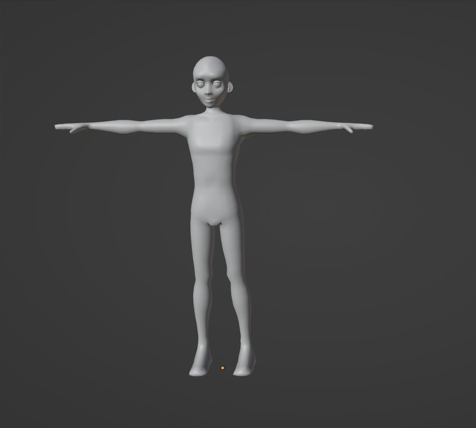 Stylized Human Base Model 3D model_4