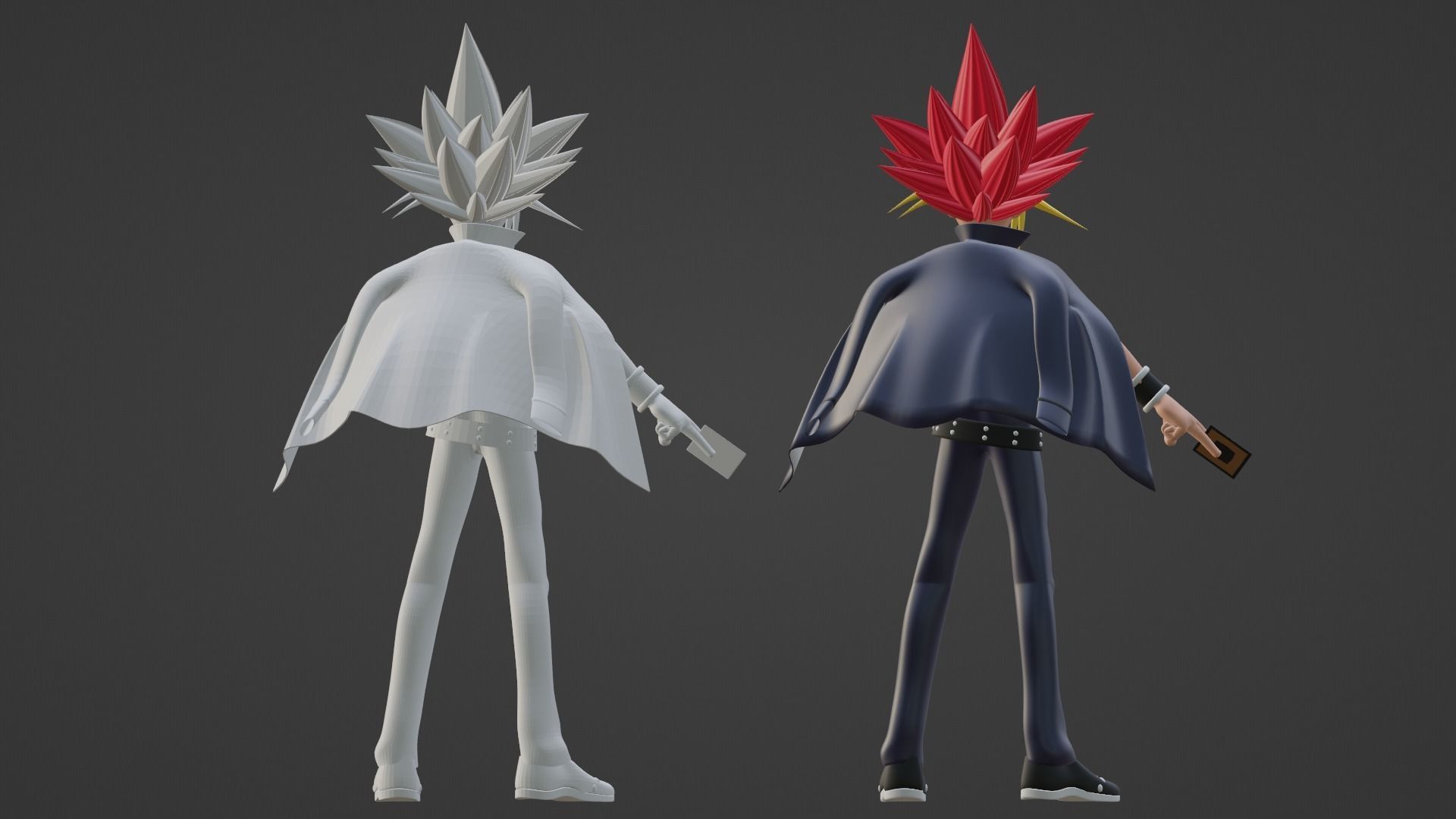 Yami Yugi - YuGiOh Duel Monsters 3D model_18