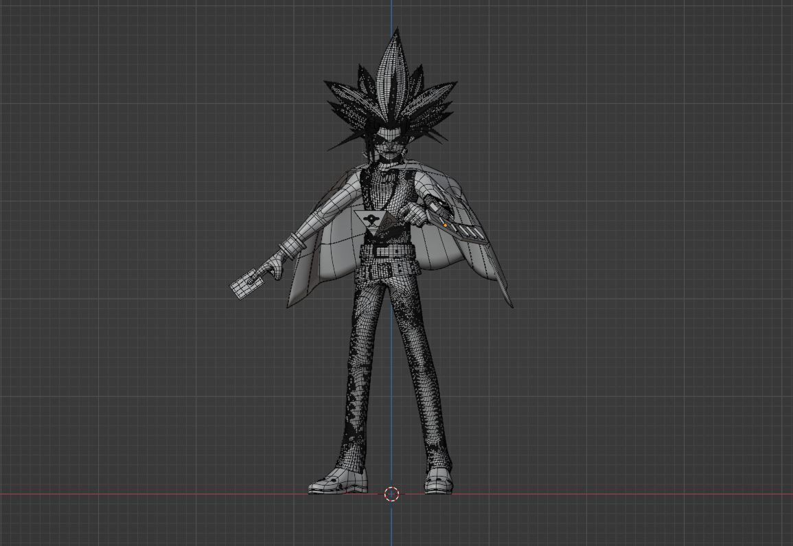 Yami Yugi - YuGiOh Duel Monsters 3D model_10