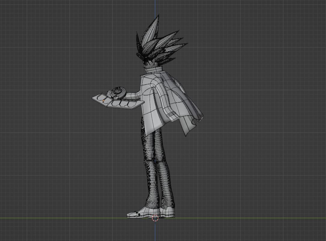 Yami Yugi - YuGiOh Duel Monsters 3D model_11