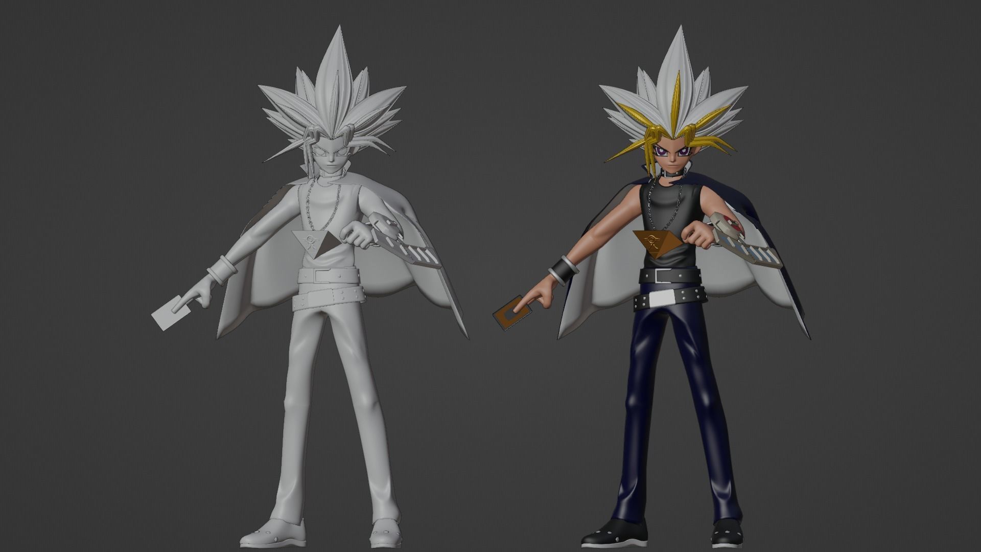 Yami Yugi - YuGiOh Duel Monsters 3D model_19