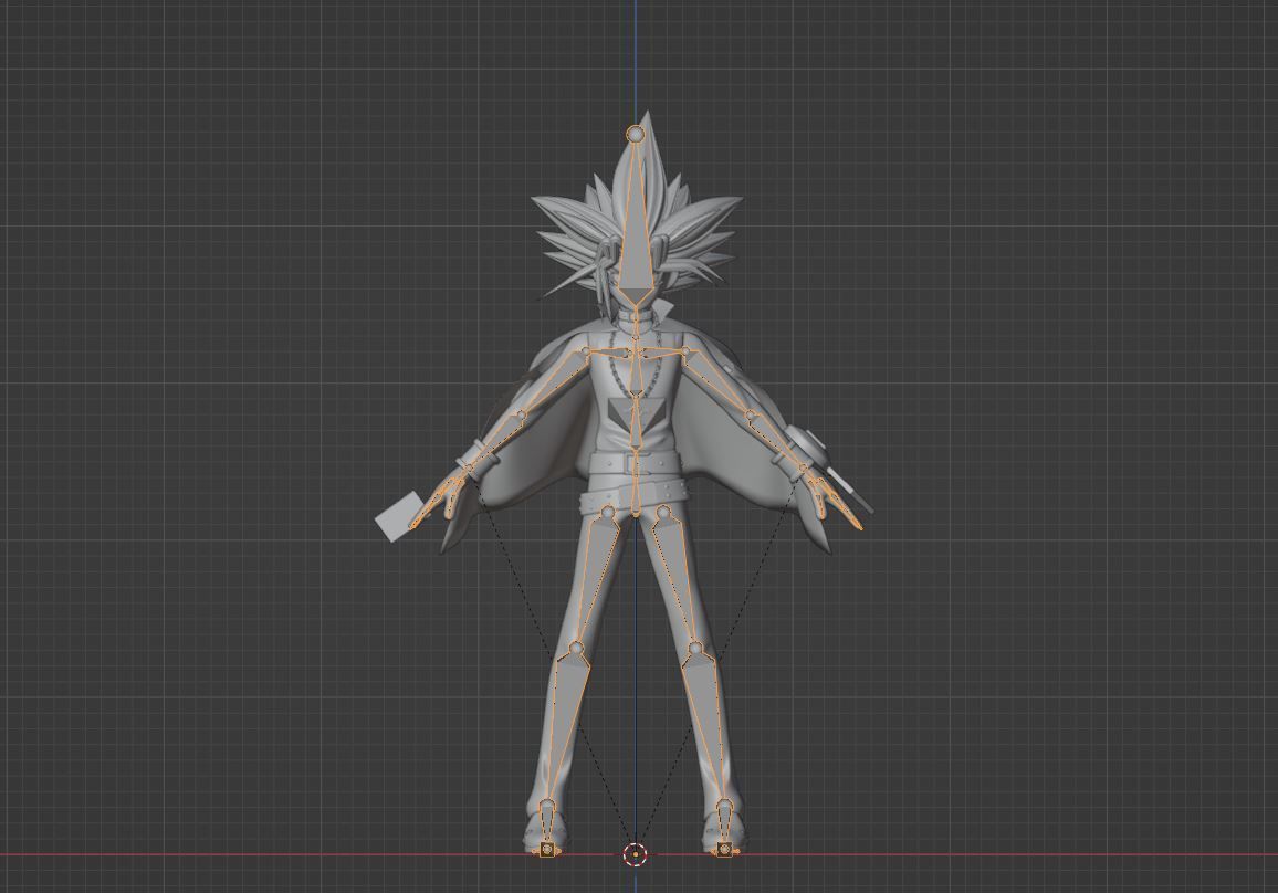 Yami Yugi - YuGiOh Duel Monsters 3D model_15