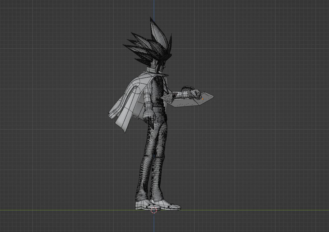 Yami Yugi - YuGiOh Duel Monsters 3D model_13