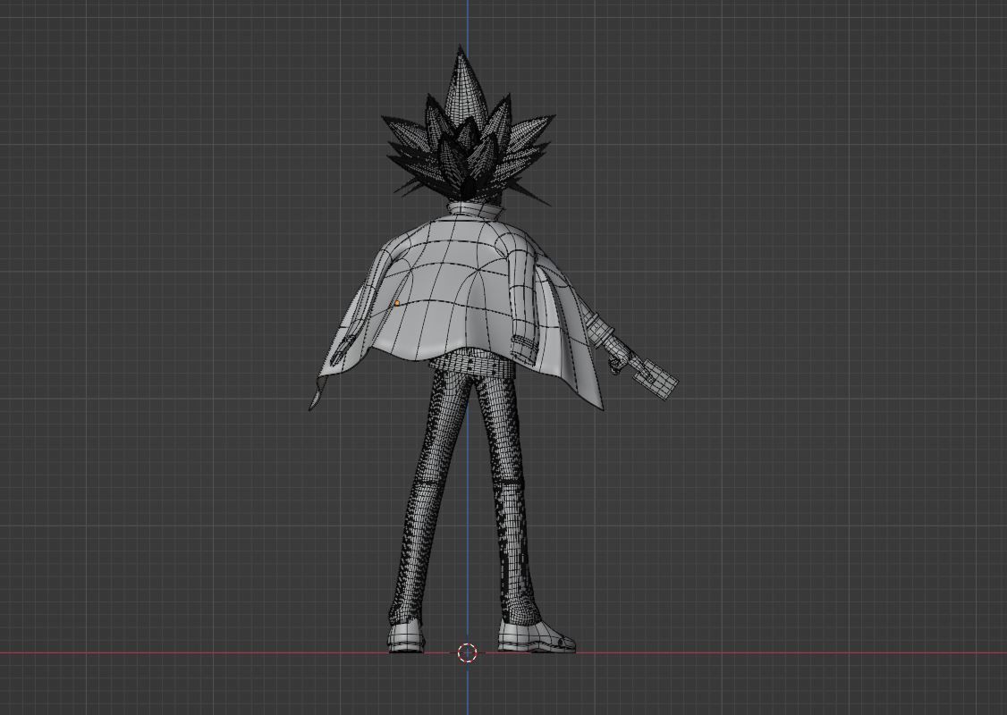Yami Yugi - YuGiOh Duel Monsters 3D model_12
