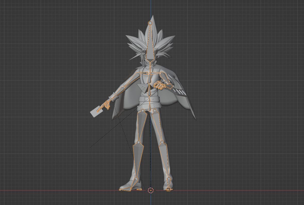 Yami Yugi - YuGiOh Duel Monsters 3D model_14