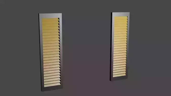 Window and Shutters Set
