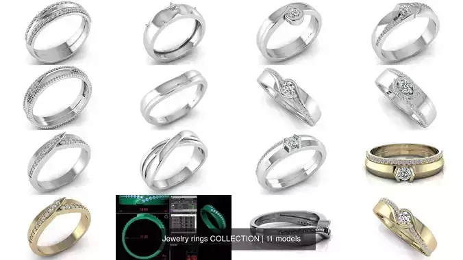 Jewelry rings COLLECTION 