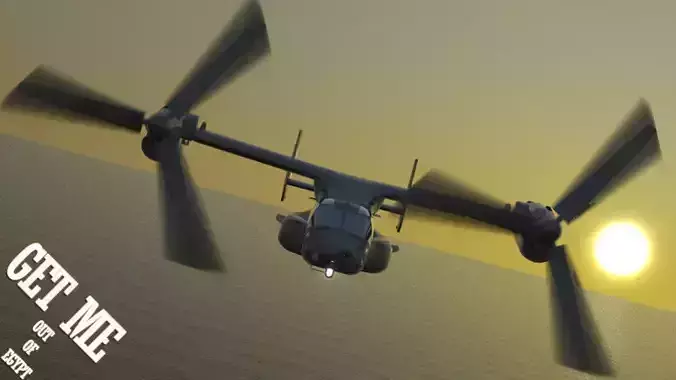MV22 By Said Ibrahim Free 3D model