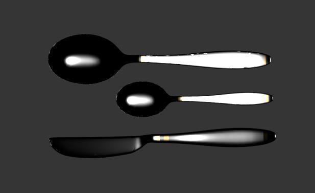 dining table set 01 3D model_52