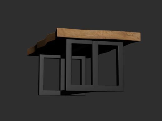 dining table set 01 3D model_27