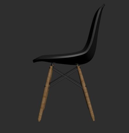 dining table set 01 3D model_21