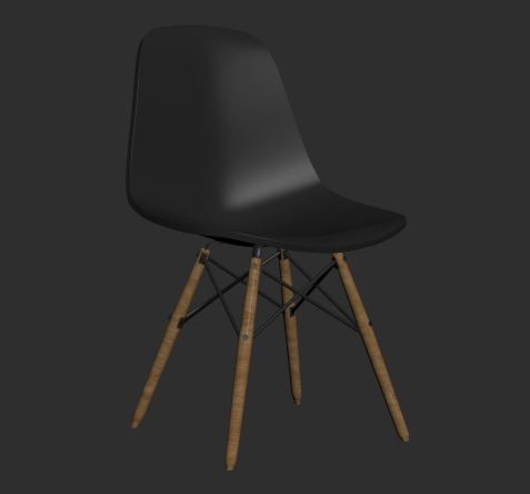 dining table set 01 3D model_20