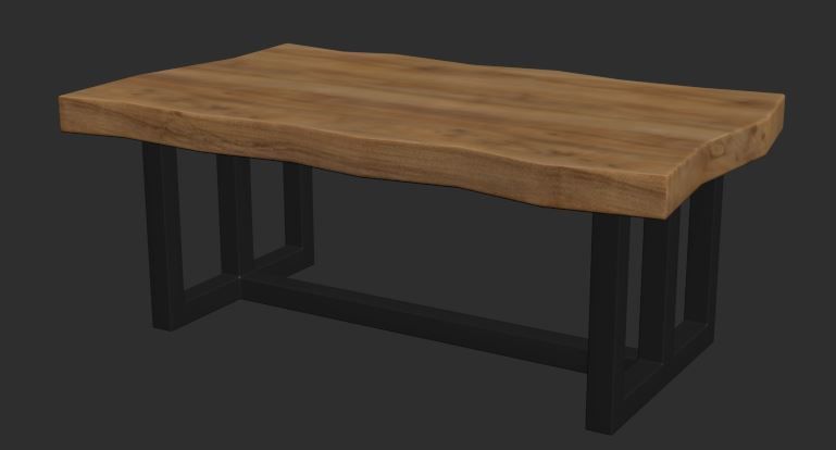 dining table set 01 3D model_31