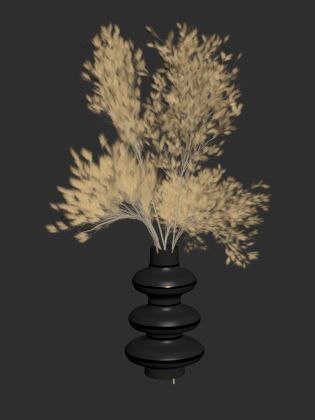 dining table set 01 3D model_24