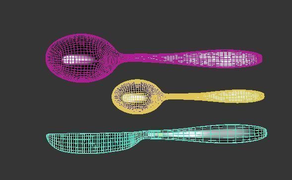 dining table set 01 3D model_48