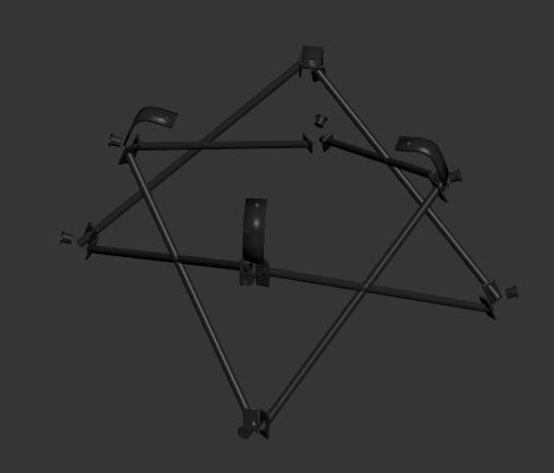 dining table set 01 3D model_41