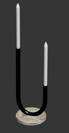 dining table set 01 3D model_29