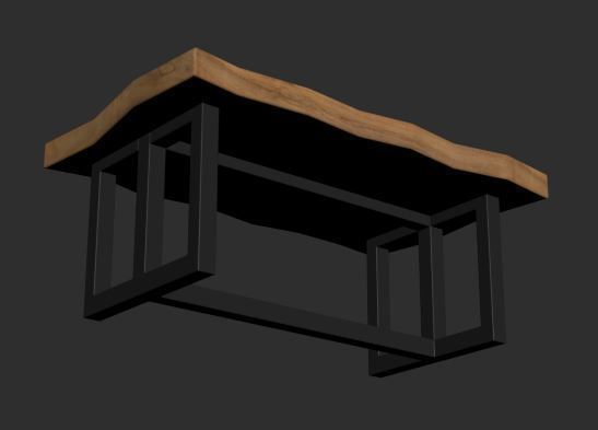 dining table set 01 3D model_26