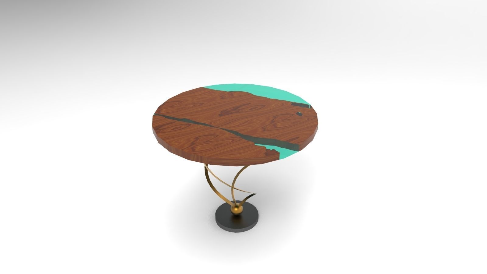 luxury resin table 3D model_5