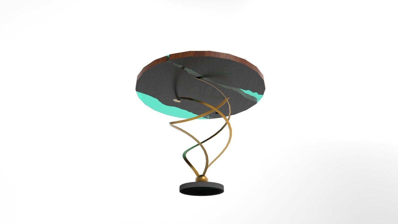 luxury resin table 3D model_4
