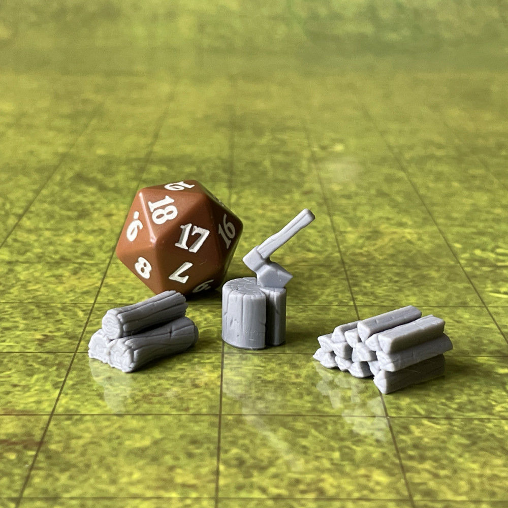 Firewood by Gracewindale 3D print model_1