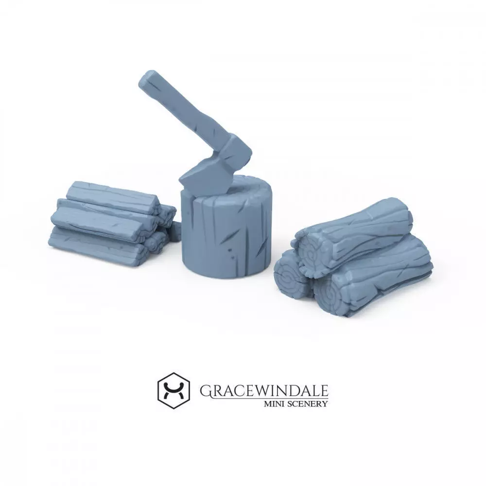 Firewood by Gracewindale 3D print model_0