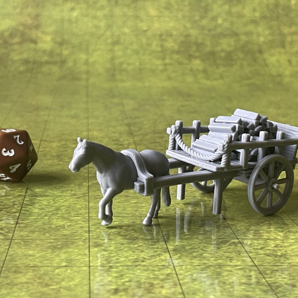 Cart - Two Wheel Wagon 3D print model_3