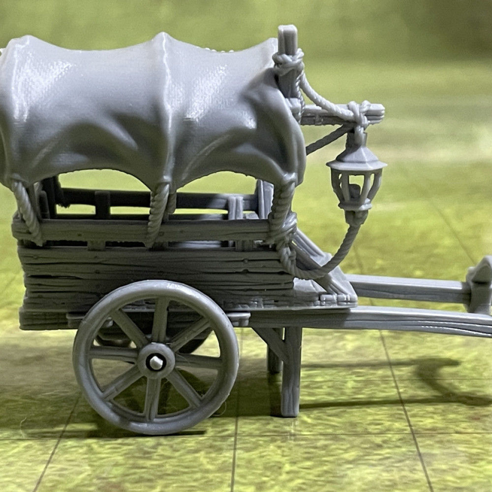 Covered Wagon 3D print model_2